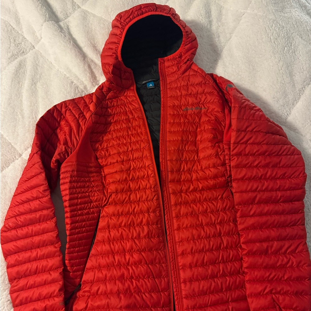 Eddie Bauer Red Puffer Jacket